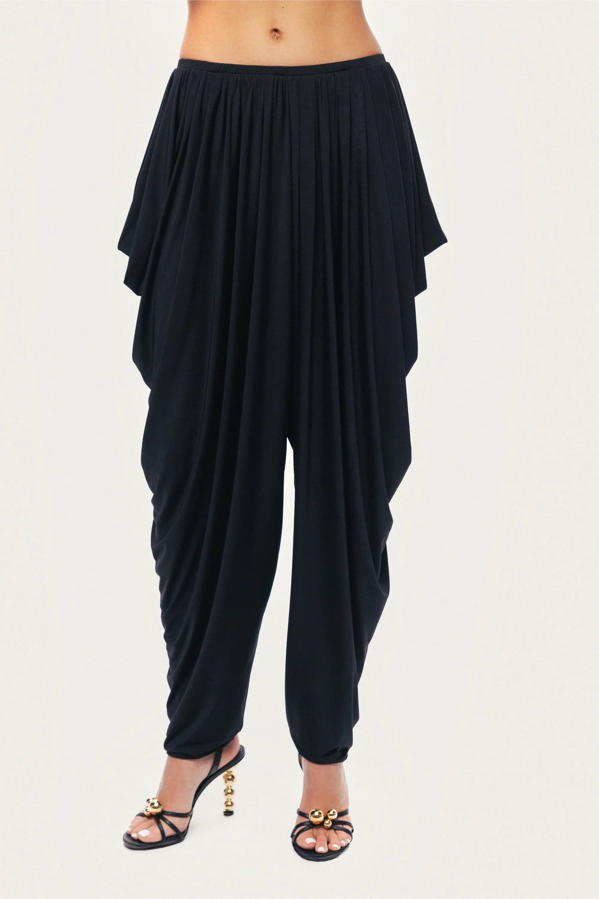 Draped Harem Pants