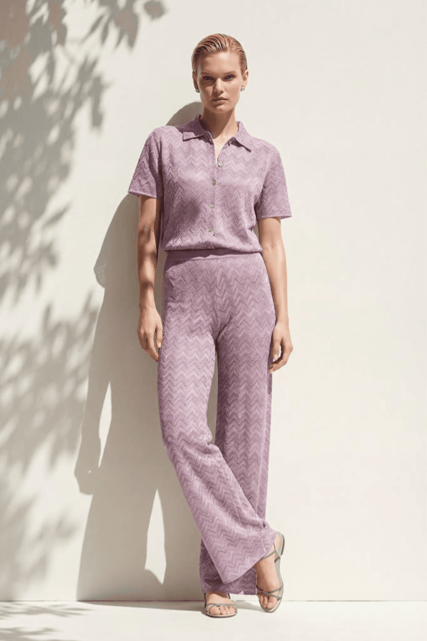 Chevron Knit Loungewear Set